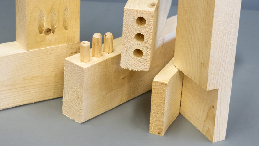 Pine Dowel Joints