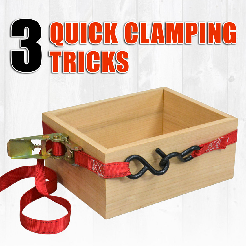 3 Quick Woodwork Clamping Tricks