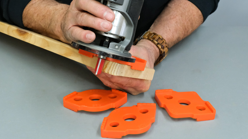 Wood router couner templates
