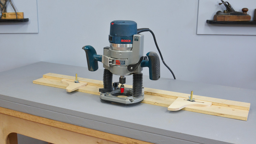 Adjustable Straight Edge Jig Adjustable Straight Edge Jig