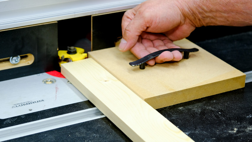 Router table push block