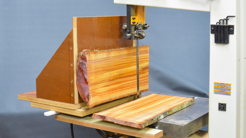 Bandsaw Log Cutting Jig