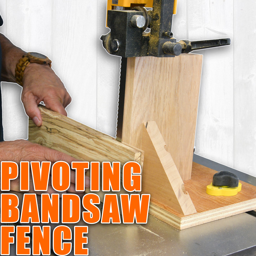 Pivoting Fence / Resaw Bandsaw Fence Using a Magswitch Jig