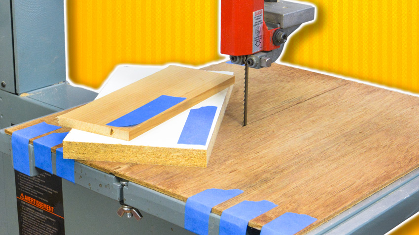 Bandsaw Tearout Test