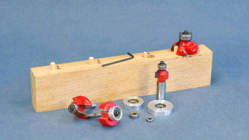 Router Bit Capscrew Removal Jig