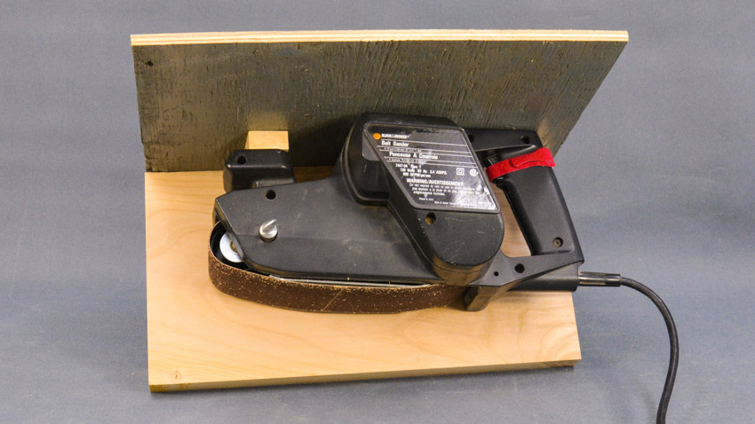 Belt sander jig