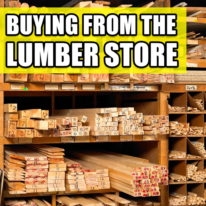 Buying from the lumber yard