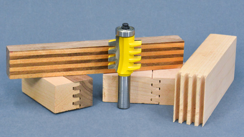 Reversal finger joint bit