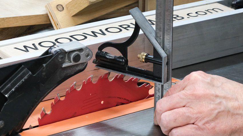 Combination Squares Table Saw Hight