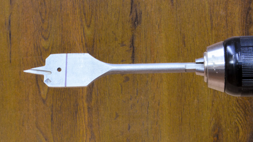 Spade Drill Bit Marking