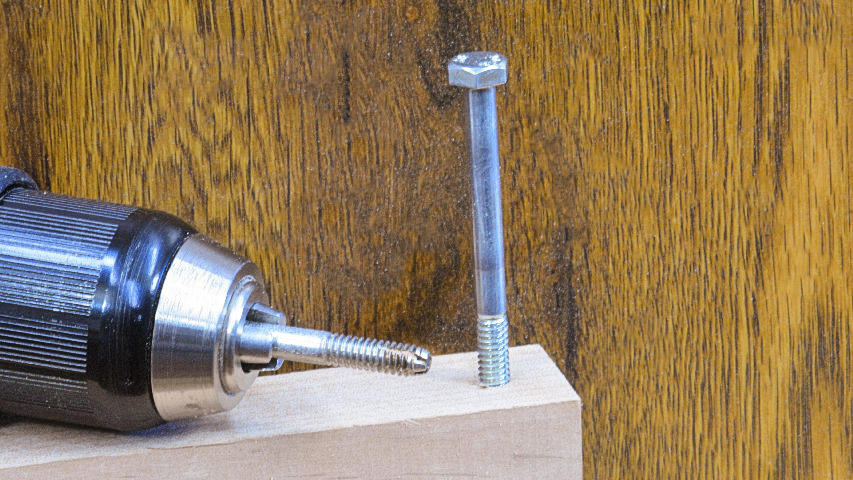 Putting treads into wood