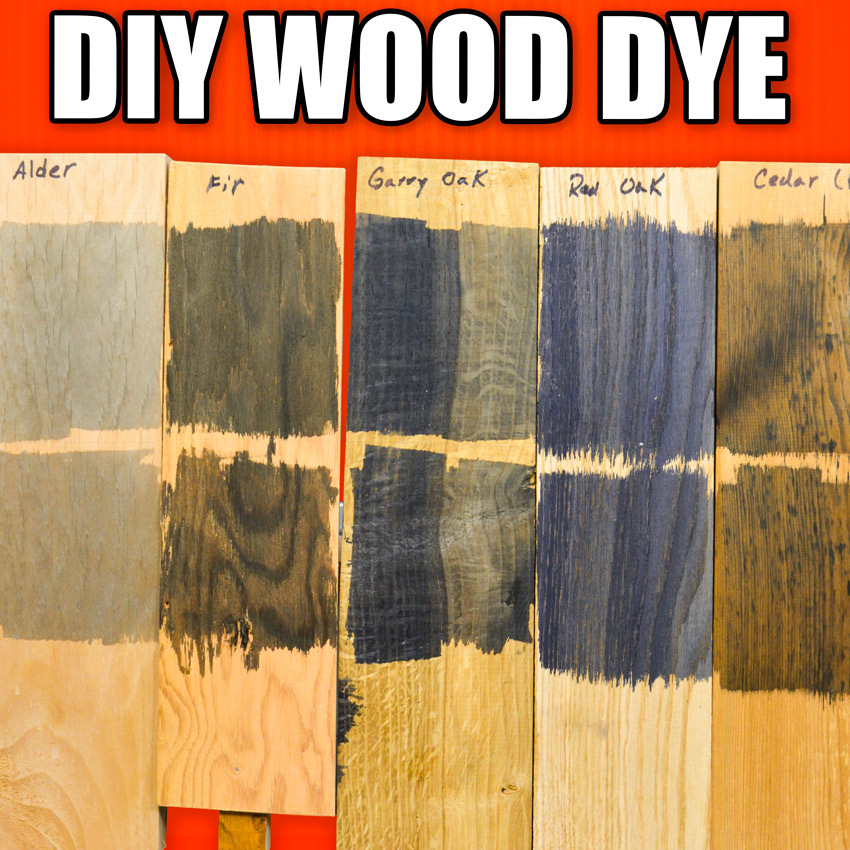 Dyeing Wood Technique