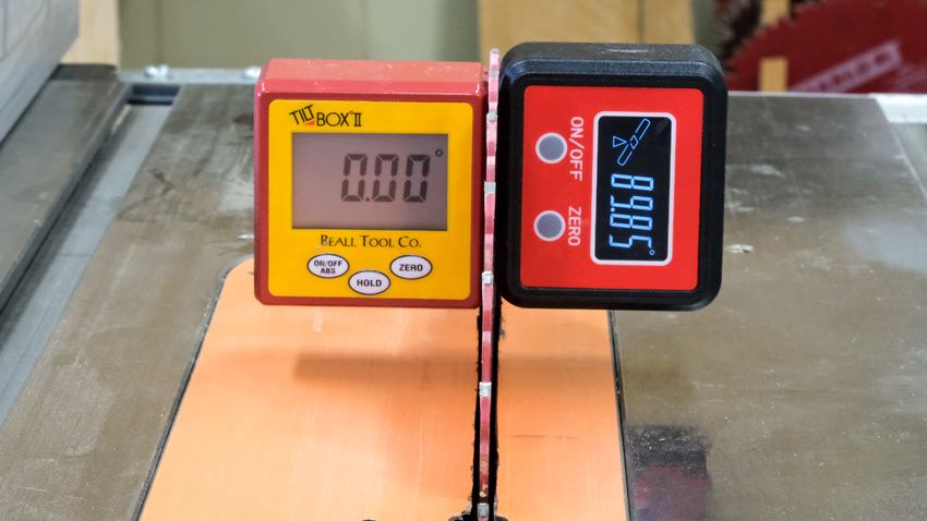Digital Angle Gauge for the Table Saw