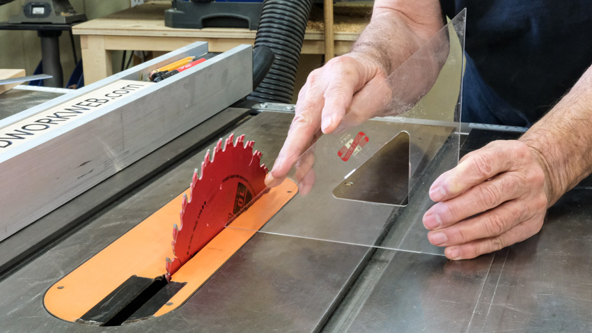 Squaring your table saw blade