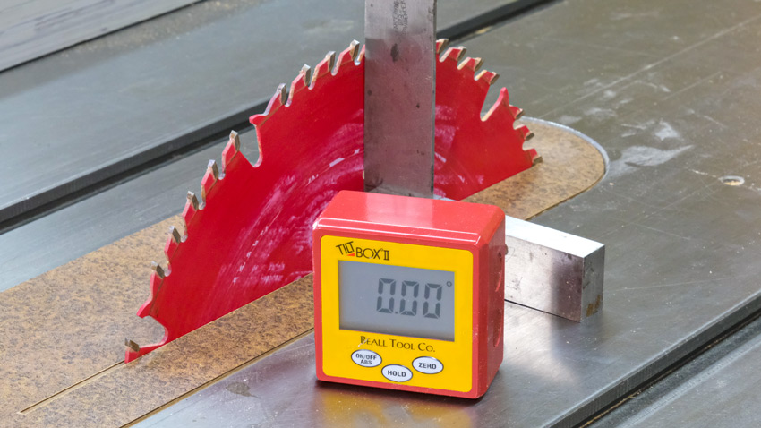 Digital Angle Gauges for the Table Saw