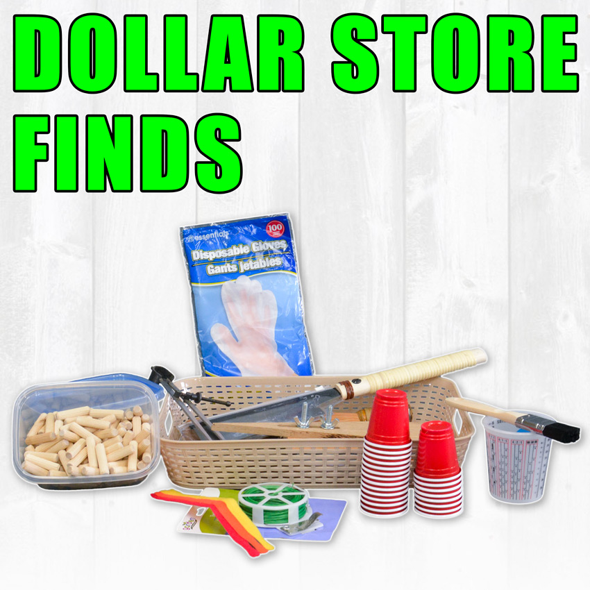 Woodworking Dollar Store Finds