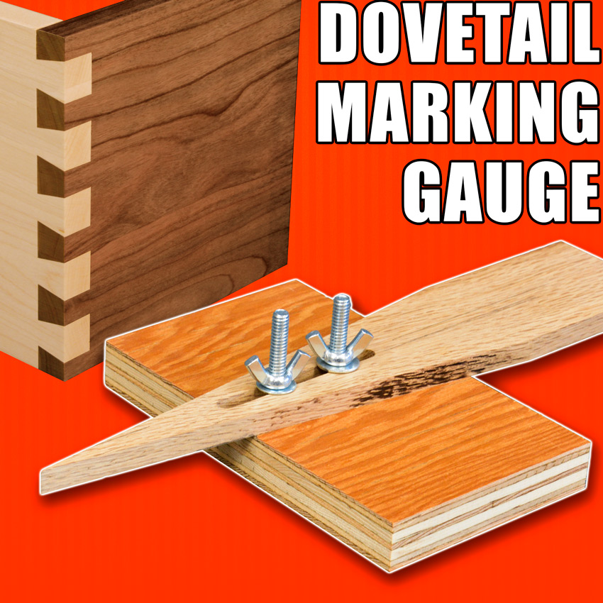 Dovetail Joint Marking Gauge for Cutting Dovetails by Hand