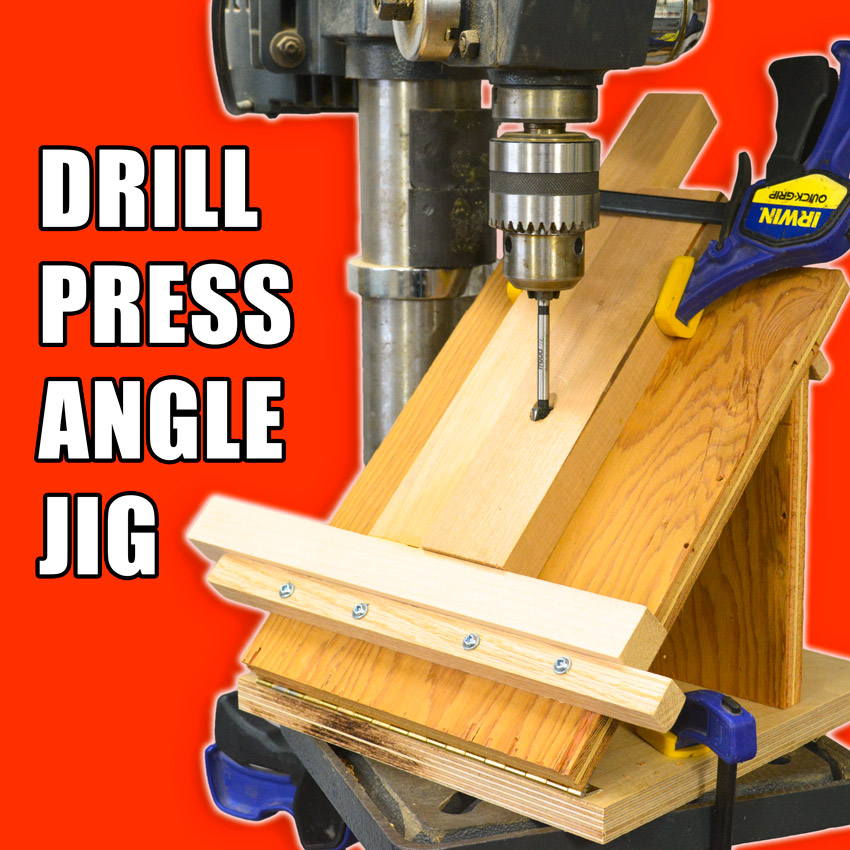 drill press angle jig