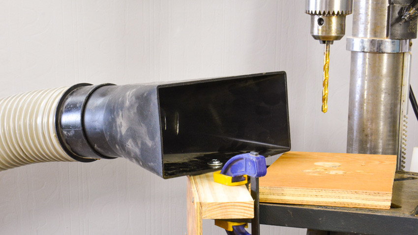 Drill Press Dust Control