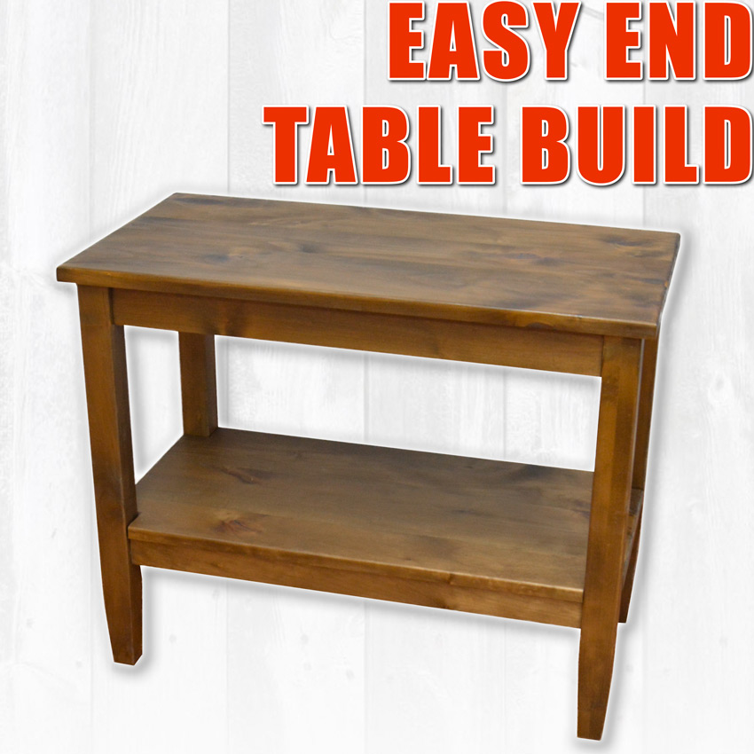 Colin Knecht's Easy End Table Build / Side Table DIY
