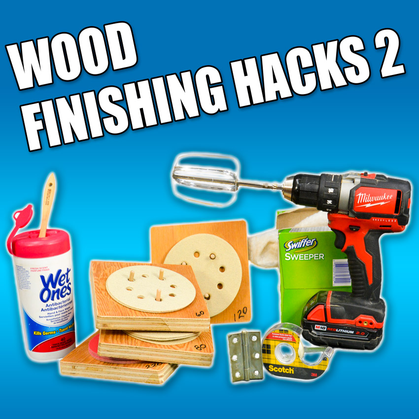DIY wood finishing hacks!