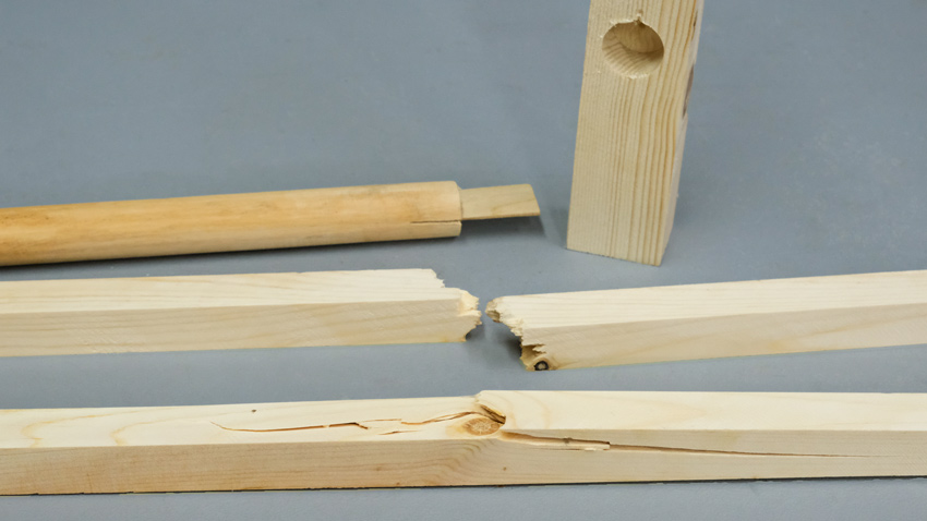 Wood chair leg repair