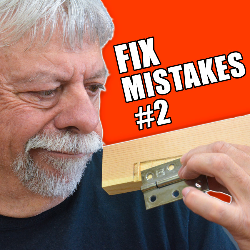 Fixing Woodworking Mistakes
