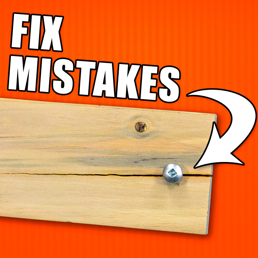 How to Fix Woodworking Mistakes 