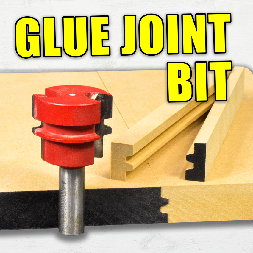 Reversible Glue Joint Router Bits