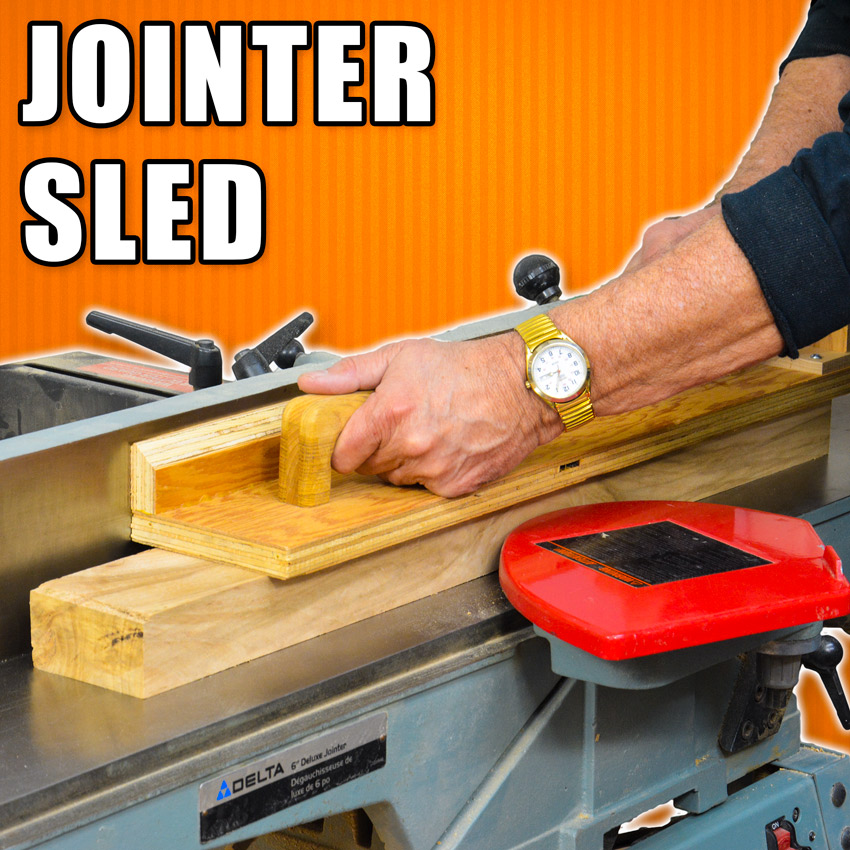 Make a Edge Jointing Sled Jig / Edge Jointer Safety Push Block