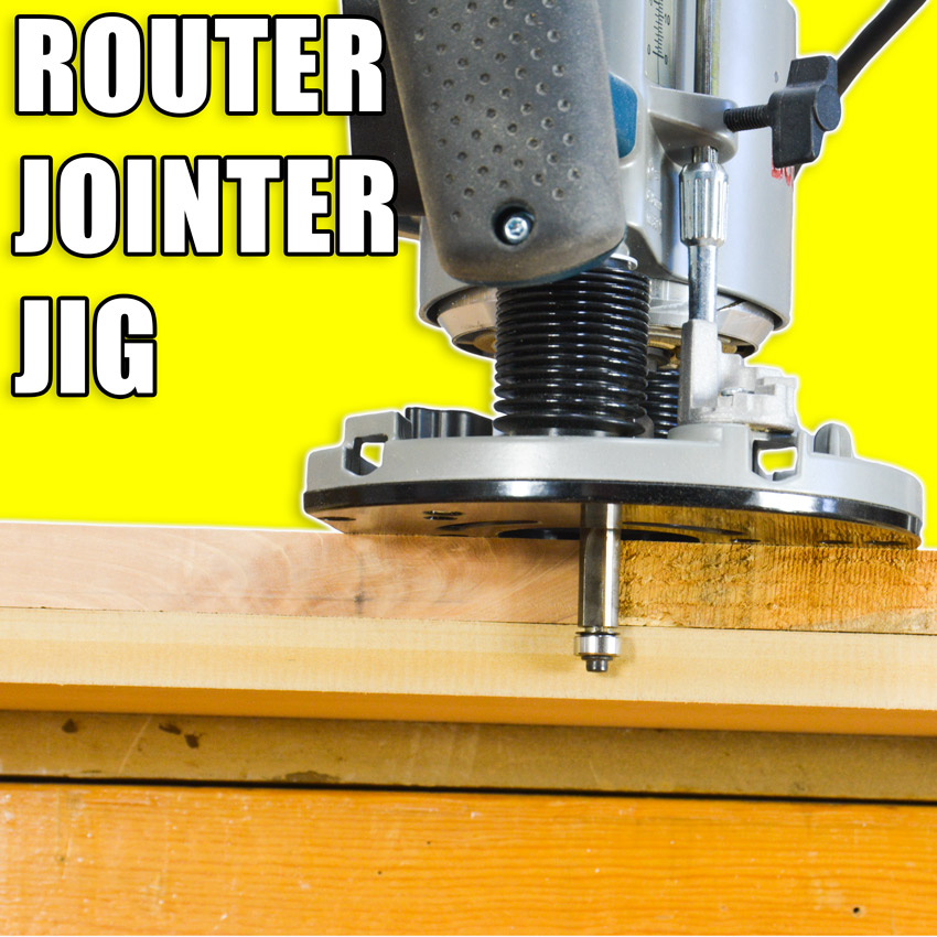 Router jointer jig