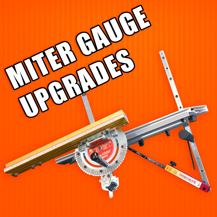 Miter Gauge Upgrade : Incra 1000SE vs. Osborne EB-3