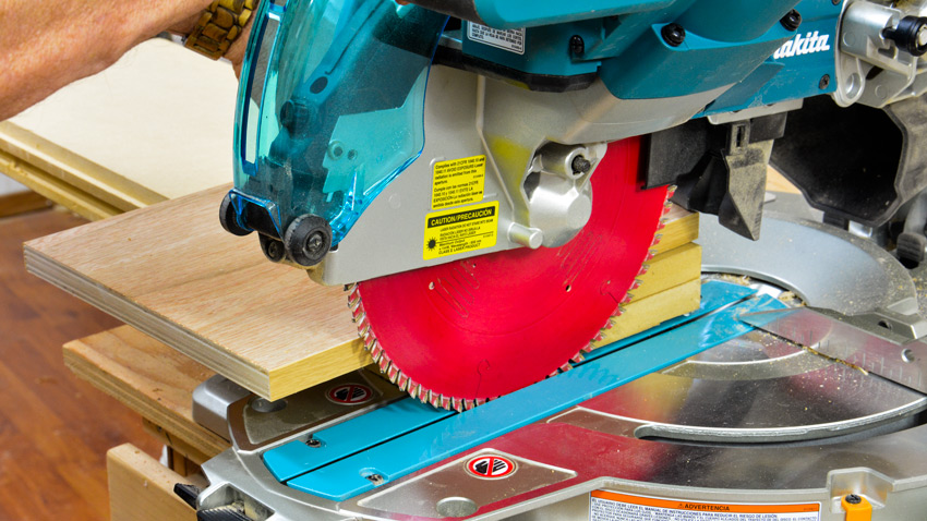 Miter saw wide cuts