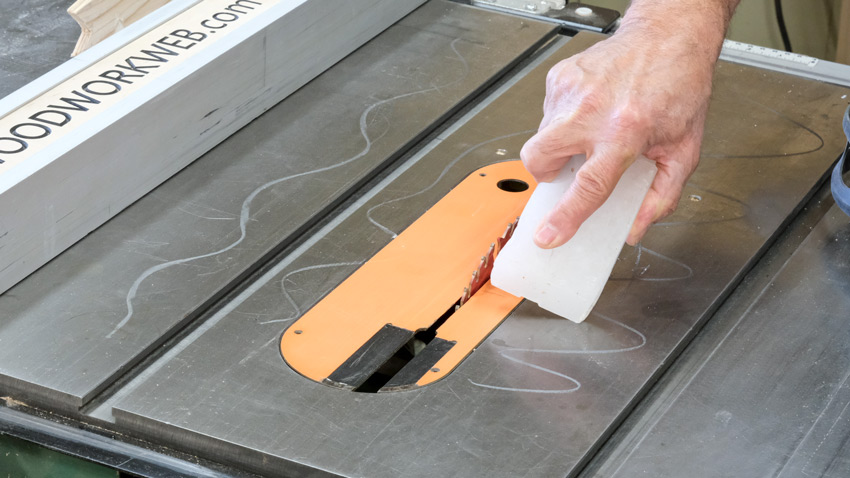 paraffin wax for the table saw