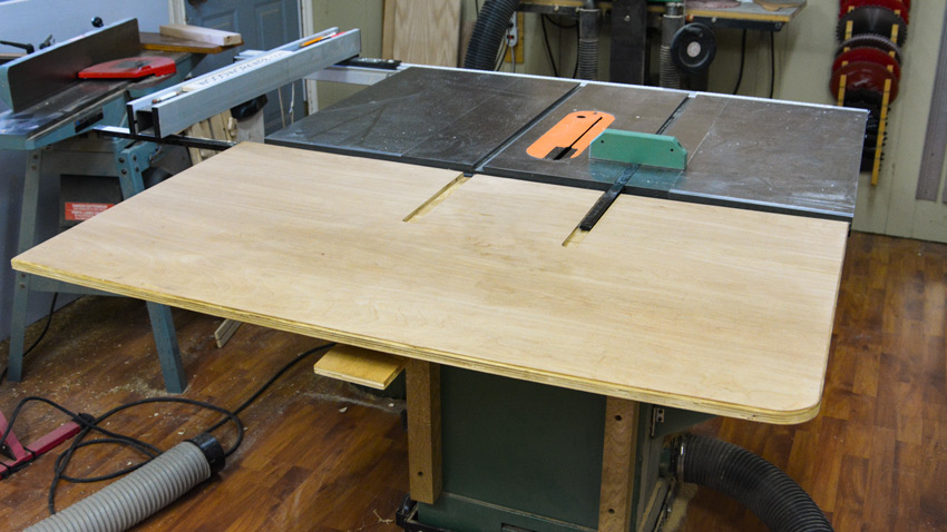 Table Saw Outfeed Table