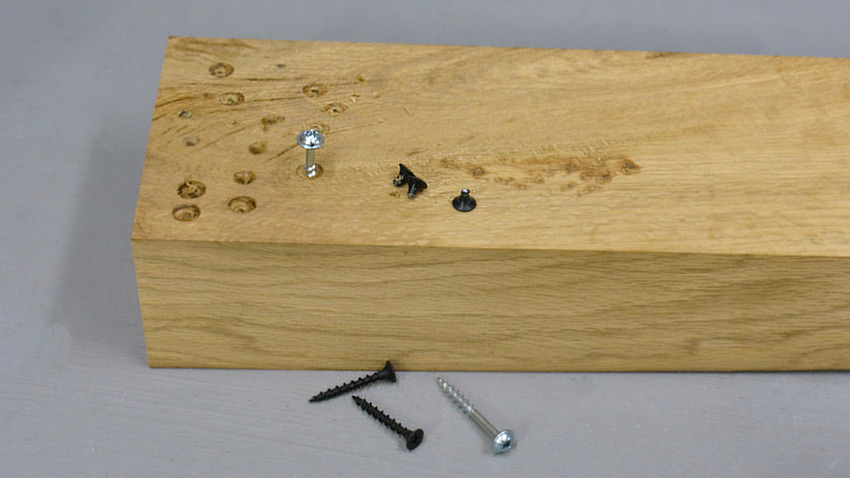 Pocket hole joint screws