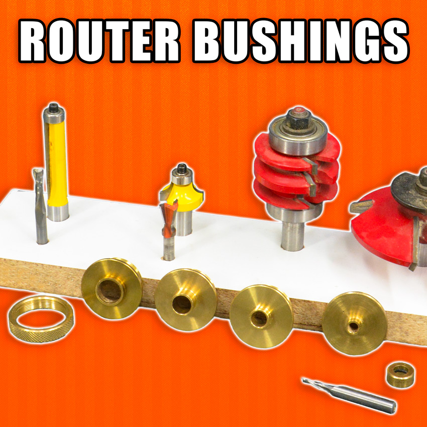 Wood Router Bushings and Router Bit Speed Settings