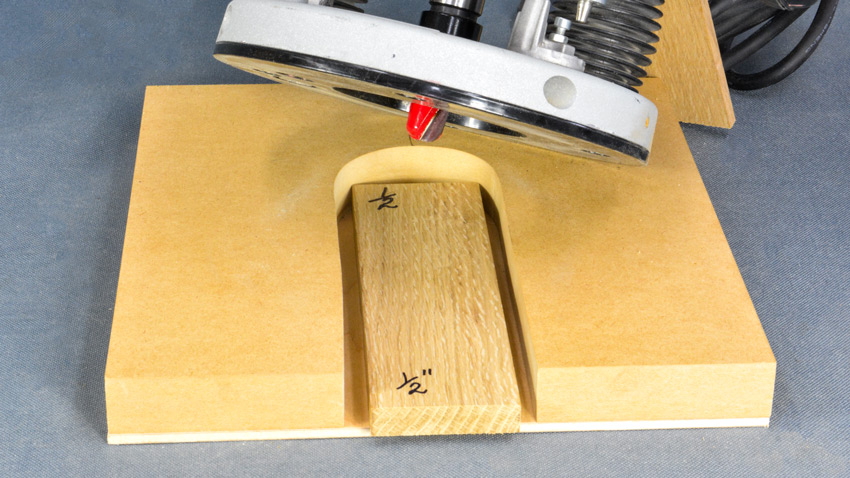 Wood Router Jig for Setting Depth