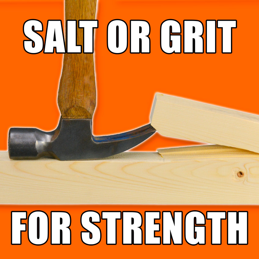 salt in glue test