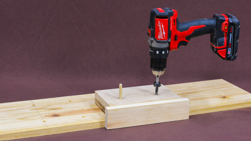Jig for Drilling Shelf Pin Holes 