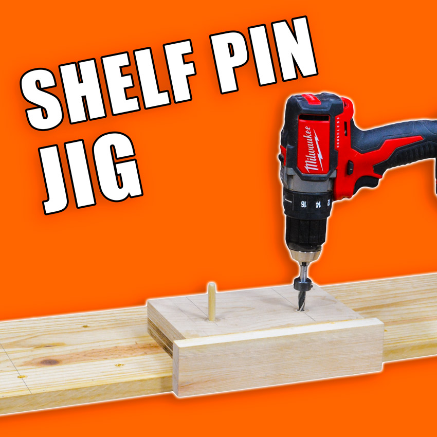 Make pins for shelves
