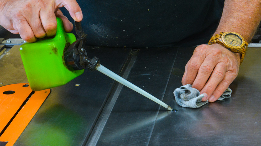 Table Saw Rust Prevention