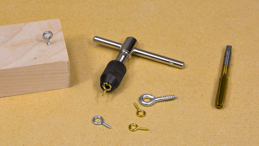 Inserting eye screws