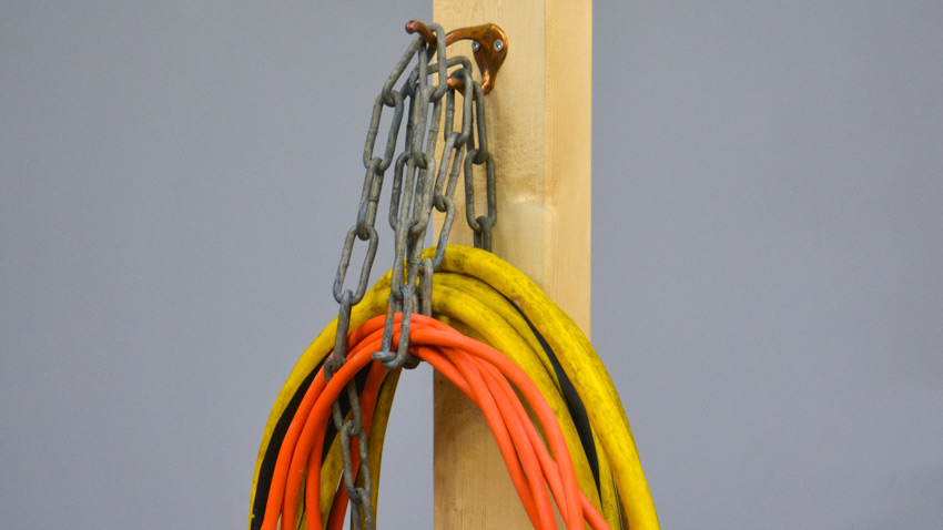 Extension cord hanger
