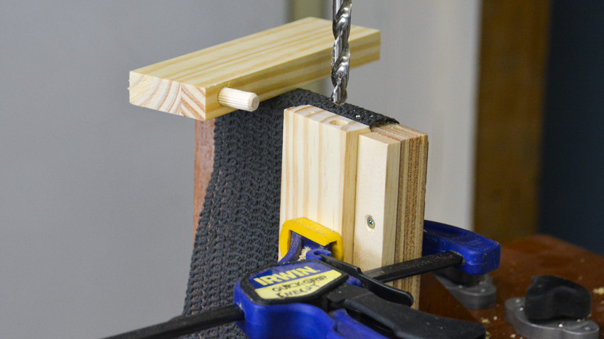 vertical drilling jig