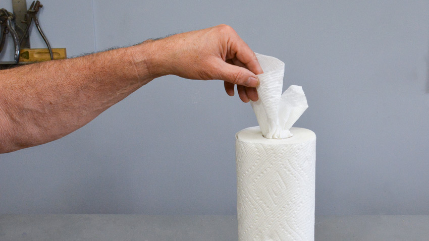 Paper towel storage