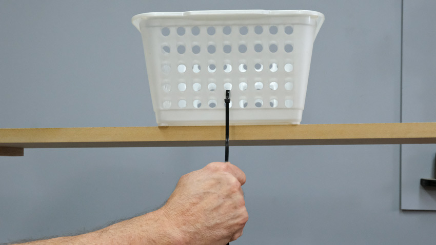 Workshop tool storage bin