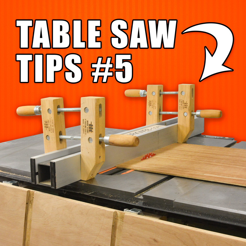 Table Saw Tips