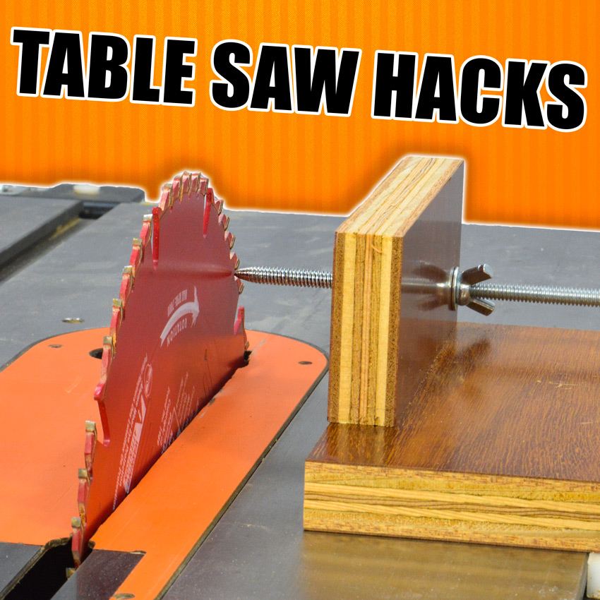 5 Quick Table Saw Tricks