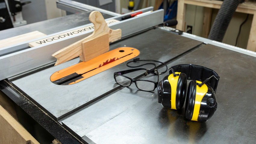 Table Saw Safety gear
